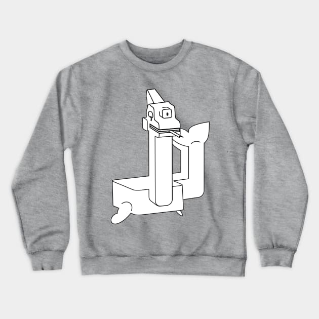 Nessie Cubed Crewneck Sweatshirt by Sympull